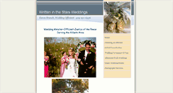 Desktop Screenshot of inthestarsweddings.com